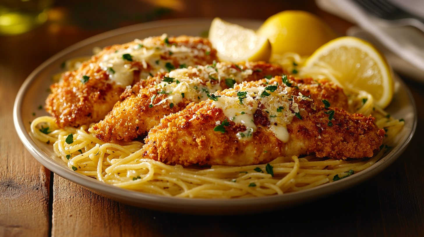 Creamy Lemon Chicken Parmesan