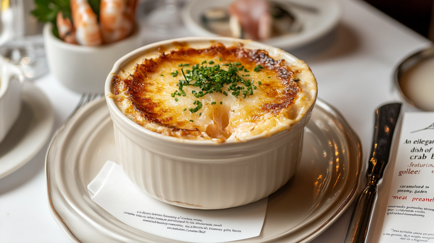 crab brulee recipe