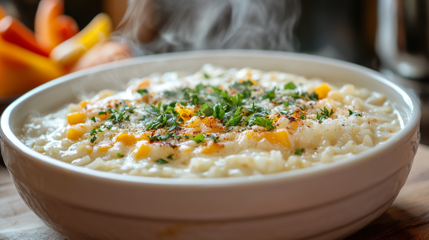 cheesy rice recipe