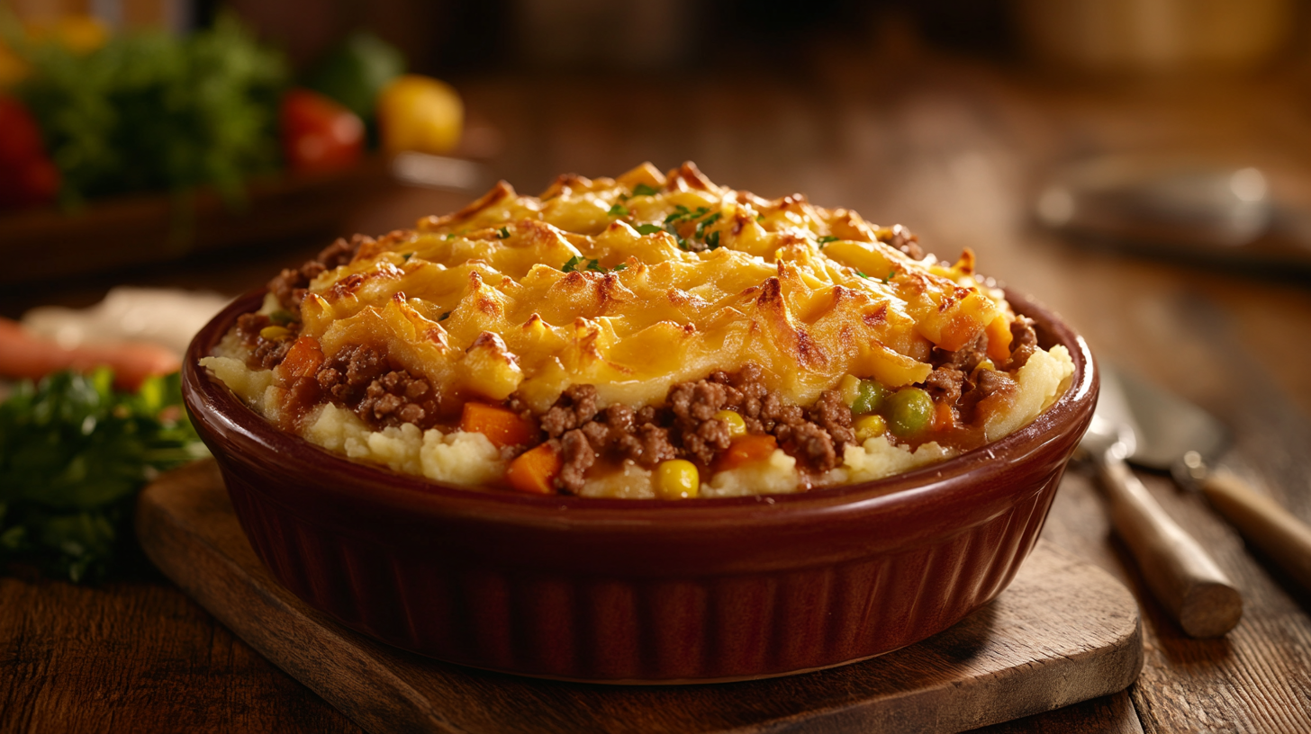 shepherd's pie recipe with velveeta cheese​