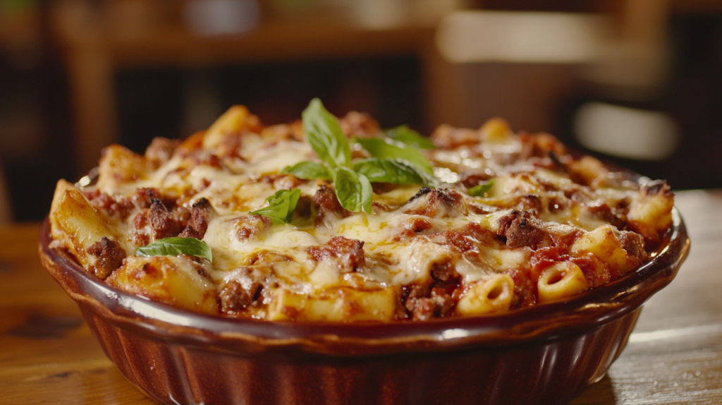 Baked Ziti with Meat: A Hearty Italian Favorite